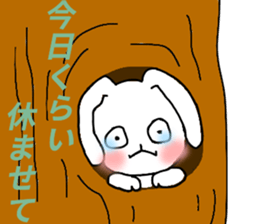 rabbitsfriendship2cramschoolSticker sticker #13254450