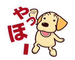 Animation of Labrador Retriever and Cat sticker #13254478