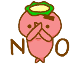 Kappa with thick eyebrows sticker #13256399