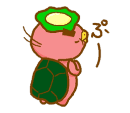 Kappa with thick eyebrows sticker #13256402