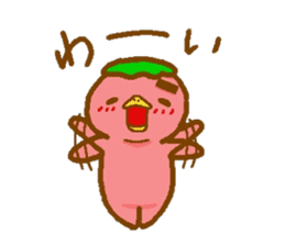 Kappa with thick eyebrows sticker #13256407