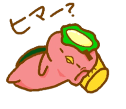 Kappa with thick eyebrows sticker #13256410