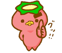 Kappa with thick eyebrows sticker #13256414