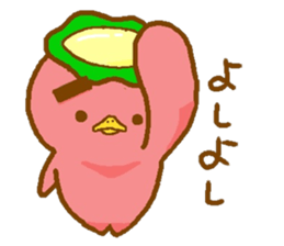 Kappa with thick eyebrows sticker #13256420