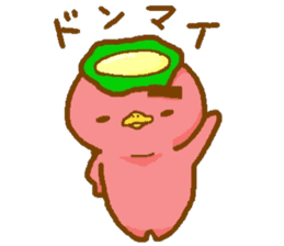 Kappa with thick eyebrows sticker #13256425