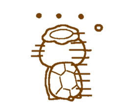 Kappa with thick eyebrows sticker #13256426