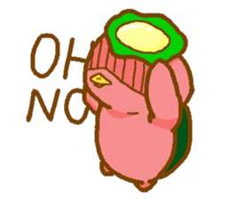 Kappa with thick eyebrows sticker #13256429