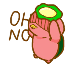 Kappa with thick eyebrows sticker #13256429