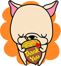 FreBull-chan sticker for fall sticker #13256799