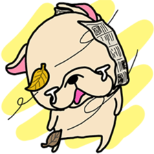 FreBull-chan sticker for fall sticker #13256808