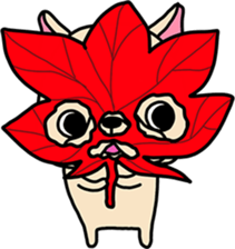 FreBull-chan sticker for fall sticker #13256830