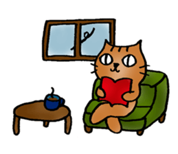 A cat named Torata8 in autumn sticker #13256853