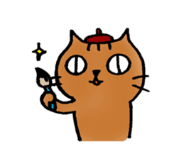 A cat named Torata8 in autumn sticker #13256856