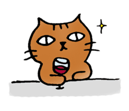 A cat named Torata8 in autumn sticker #13256862