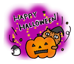 A cat named Torata8 in autumn sticker #13256863