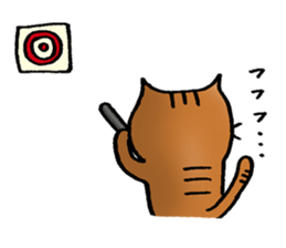 A cat named Torata8 in autumn sticker #13256872