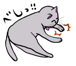 The cat's Luke. sticker #13257382