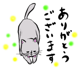 The cat's Luke. sticker #13257385