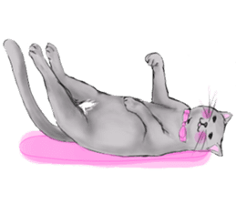 The cat's Luke. sticker #13257388