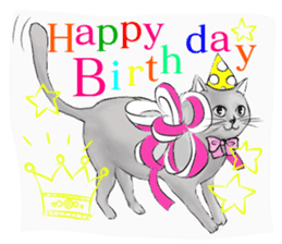 The cat's Luke. sticker #13257389