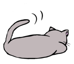 The cat's Luke. sticker #13257393