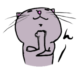 The cat's Luke. sticker #13257402