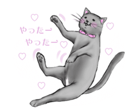 The cat's Luke. sticker #13257408