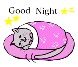 The cat's Luke. sticker #13257416