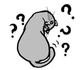 The cat's Luke. sticker #13257420