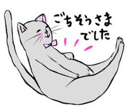 The cat's Luke. sticker #13257421