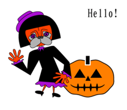 Okappa Halloween sticker #13258143