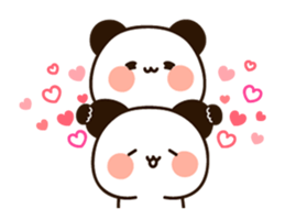 Moving uruuru panda sticker #13259387