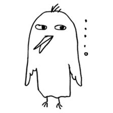 Strange bird with Nagasaki accent sticker #13259541