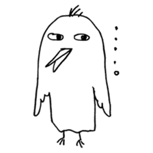 Strange bird with Nagasaki accent sticker #13259541