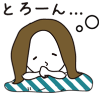 simple and natural lady sticker #13259873