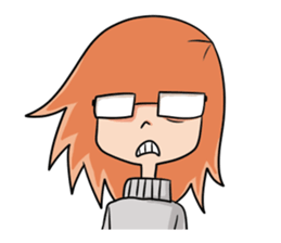 Girl F sticker #13260284