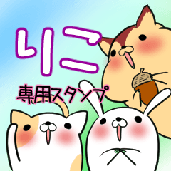 RIKO's exclusive sticker