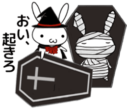 so cute rabbit usakichi.5 Halloween.ver sticker #13261471