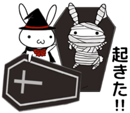 so cute rabbit usakichi.5 Halloween.ver sticker #13261472