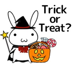 so cute rabbit usakichi.5 Halloween.ver sticker #13261477