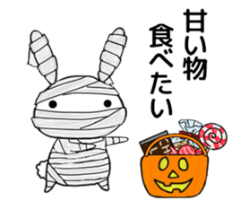 so cute rabbit usakichi.5 Halloween.ver sticker #13261478