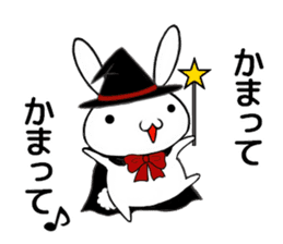 so cute rabbit usakichi.5 Halloween.ver sticker #13261479