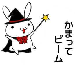 so cute rabbit usakichi.5 Halloween.ver sticker #13261480