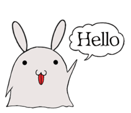 so cute rabbit usakichi.5 Halloween.ver sticker #13261496