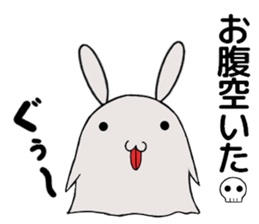 so cute rabbit usakichi.5 Halloween.ver sticker #13261497