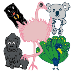 Free unrestrained animal