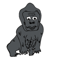 Free unrestrained animal sticker #13261823