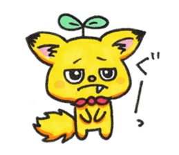 the buds little fox sticker #13262802