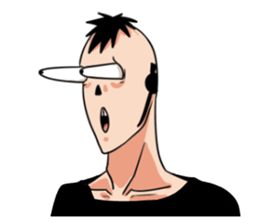 Earless Punk sticker #13263450