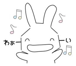 A rabbit is in love 1-2 sticker #13263465